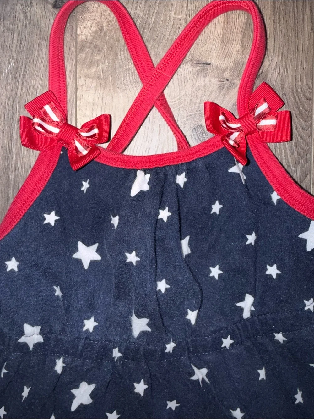 Gymboree Navy and Red Star Print Sundress
